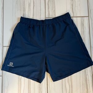 Salomon Men's Navy Running Shorts